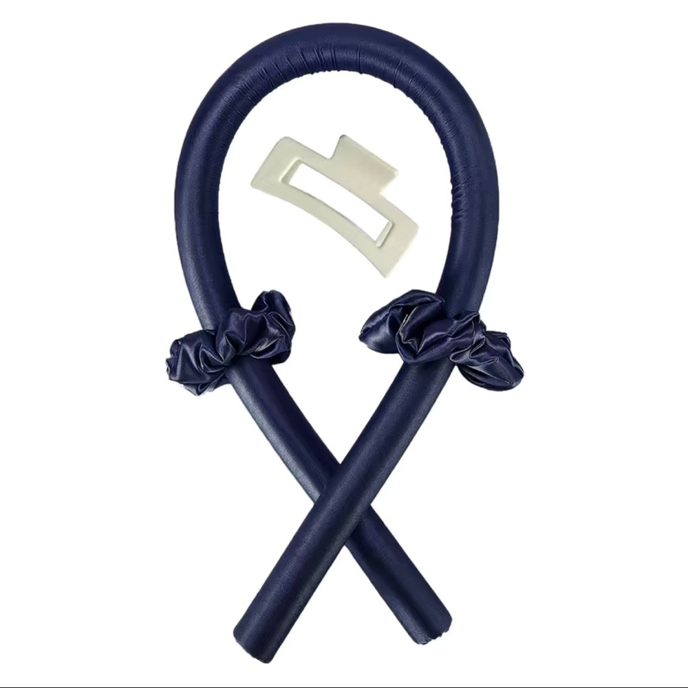 Heatless curls curling rod headband.